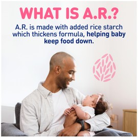 Enfamil A.R. Infant Formula, Proven to Reduce Reflux & Spit-Up in 1 Week, with Iron, DHA for Brain Development, Probiotics for Digestive & Immune Health, Powder Can, 27.4 Oz