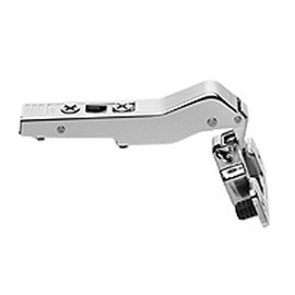 Blum 79T5580 Nickel CLIP Top CLIP Top Full Overlay Press-In Diagonal Cabinet Door Hinge with 110-Degree Opening Angle and Self Close Function