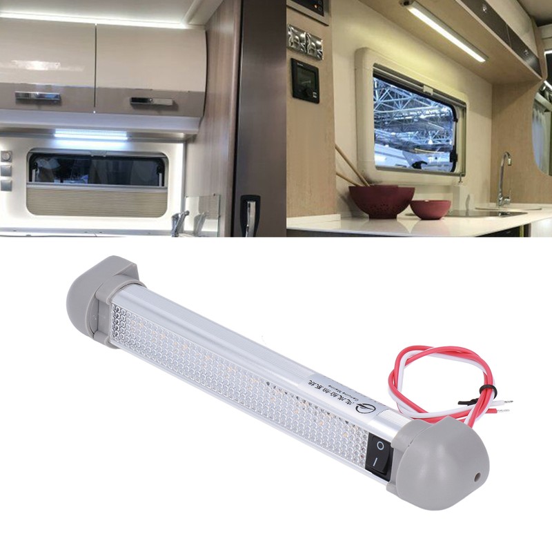 8.9in LED Awning Light Bar DC12V/24V 2W 180° Rotation IP66