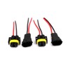 UTSAUTO 2Set H8 H11 880 881 Female & Male Adapter