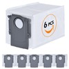 6 Pack Q revo Dust Bags Replacement for Roborock QV