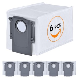 6 Pack Q revo Dust Bags Replacement for Roborock QV 35A / Qrevo S5V / QV35S