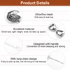 HENGBIRD Pack of 10 Tea Strainer Stainless Steel Heart Shaped