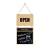 Double-Sided OPEN/CLOSED Sign with Message Board,Ideal for Retail, Restaurants, Bars