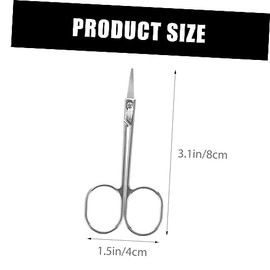 6pcs Professional Eyebrow Scissors Set Stainless Steel Women Brow Trimmer Easy to Use and Clean