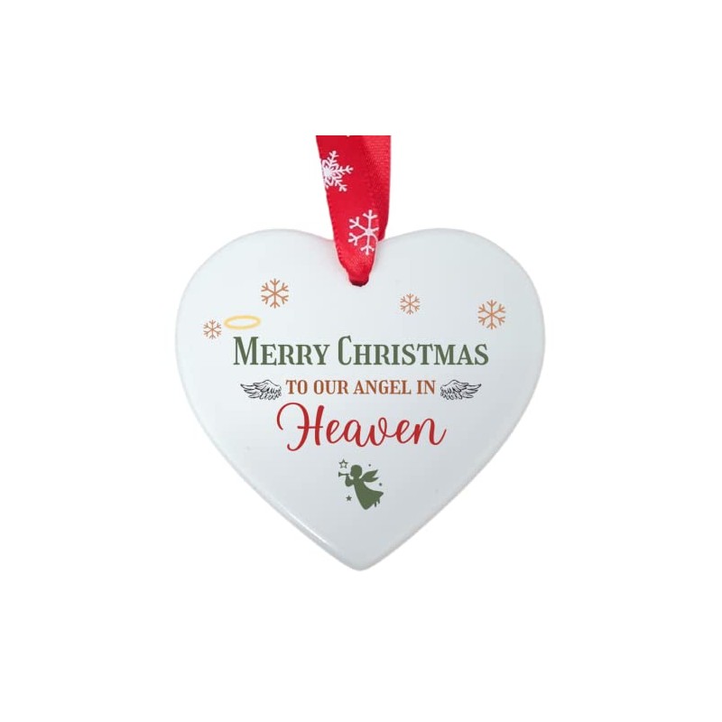 Second Ave Merry Christmas To Our Angel in Heaven Ceramic