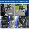 CALBEAU Mirrors Doors Off, Wider View Side Mirrors with Blind