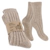 Celodoro Women's and Men's Natural Wool Socks with Alpaca Winter