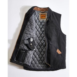 Venado Concealed Carry Vest for Men - Built-in Left and Right Handed Holster (Black, XX-Large)