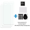[3 Pack] KELOLIN Tempered Glass Screen Protector for BLU G50