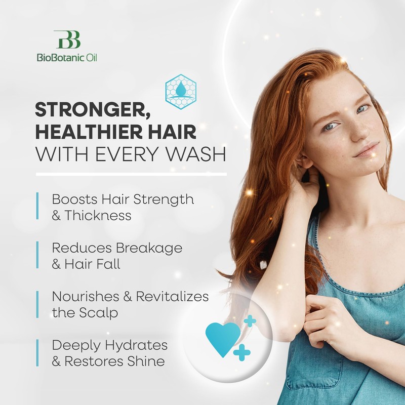 Bio Botanic Oil Shampoo for Thin, Sparse & Brittle Hair