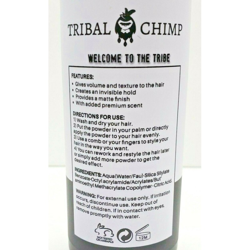 Tribal Chimp HAIR STYLING POWDER - 10 g / .35
