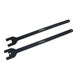 UTMALL 2PCS Viscous Fan Clutch Spanner Wrench Tool Set for Land Rover Range Rover 4.2 4.4 TD V6 303-1142 303-1143