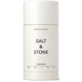 SALT & STONE Natural Deodorant - Neroli & Basil | Extra Strength Natural Deodorant for Women & Men | Aluminum Free with Seaweed Extracts, Shea Butter & Probiotics | Free From Parabens, Sulfates & Phth