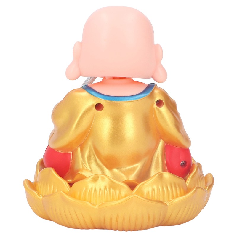 Nodding Smiling Buddha Maitreya Automatic Laughing Car Dashboard Solar Buddha