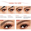 Lápiz de Cejas 2 en 1 con Gel y Cepillo,