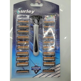 Pack of 21 Men's Disposable Grooming Disposable Shaving Kits - Three-Edge Grooming Tools for Men