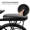 Bicycle Back Seat Cycling MTB Mountain Bicycle PU Leather Soft