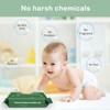 QingYa Bamboo Flushable Wipes,Septic Safe,Soft, Soothing Botanicals & Aloe, Unscented,Eco