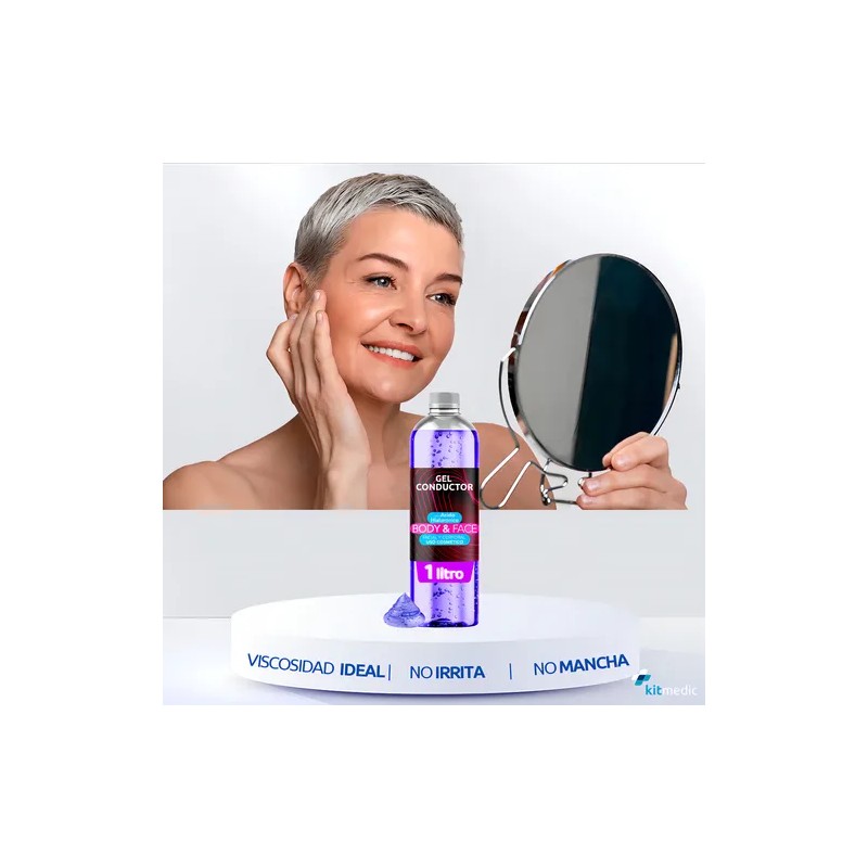 Gel Conductor Acido Hialurónico Antiedad Corporal Facial 1lt
