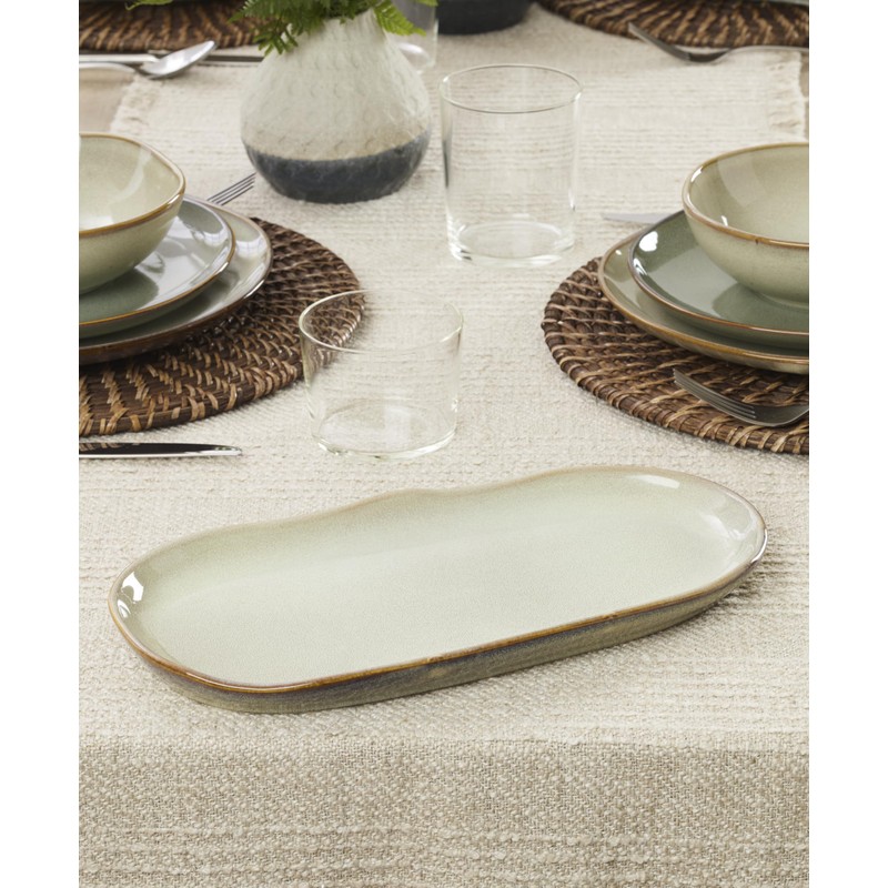 Oneida 897206 Organic Shades 2-Piece Serving Set, Green