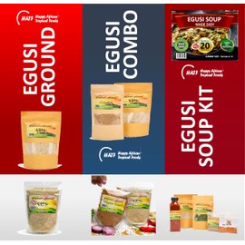 Egusi By Shepherd’s Natural, Ground Melon Seeds,100% All Natural 227 grams / 8oz - For Egusi Soup - NO PRESERVATIVES - SAND-FREE - Well-ground ready to use.