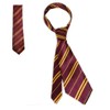 School Uniform Neckties - Wizard School Pinstripe Costume Tie -