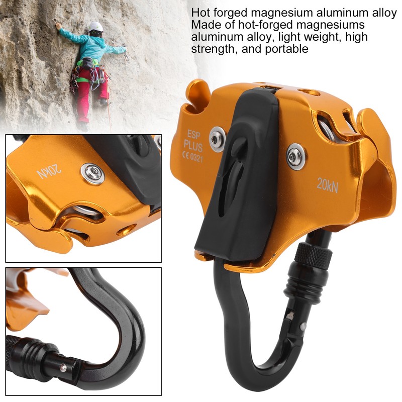 20KN Double Pulley System Strong Load Bearing Hauling Tool for