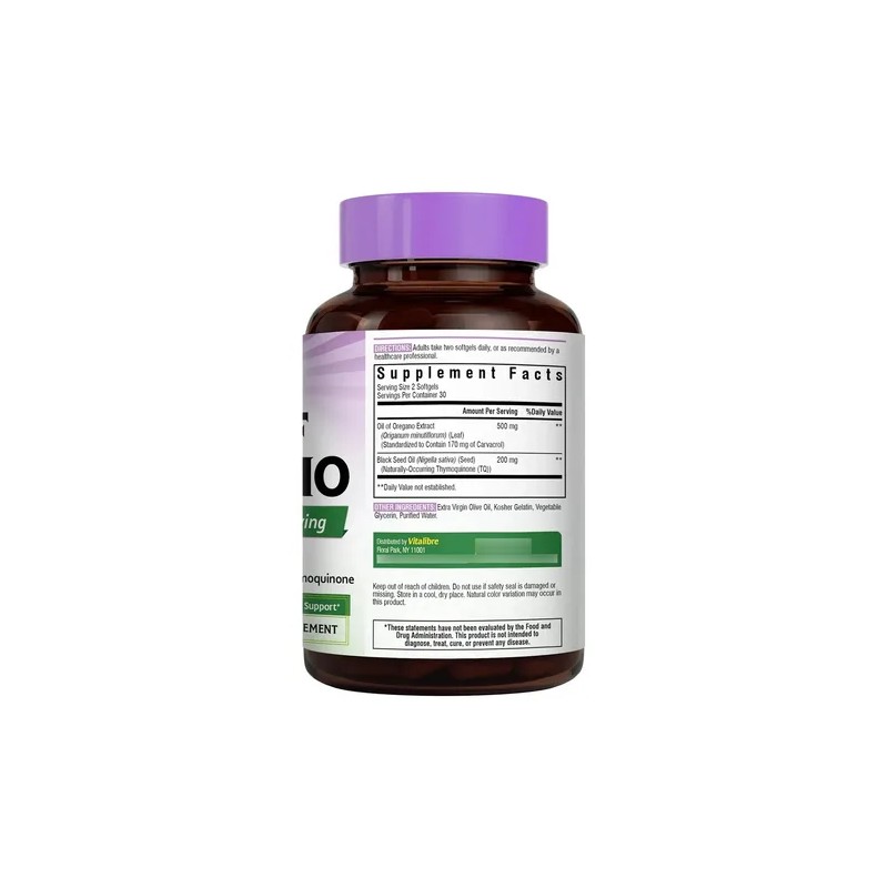 Vitalibre Aceite De Orégano 201 10000 Mg 60 Cápsulas