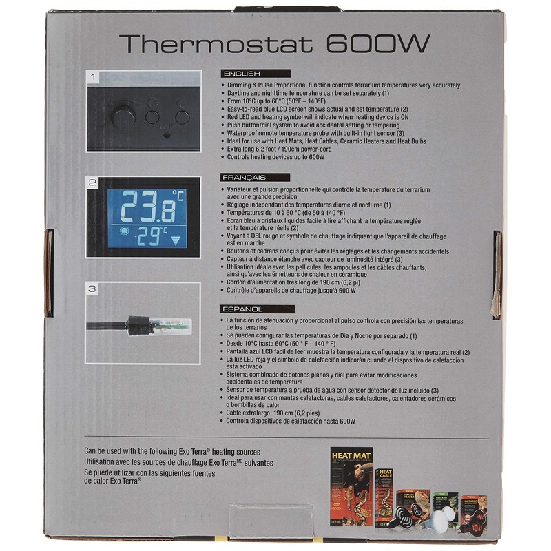 Exo Terra Exo Terra Dimming & Pulse Proportional Thermostat with