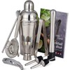 Oak & Steel - 10 Piece Premium Stainless Steel Cocktail