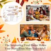 Thanksgiving Friendly Feud Game, Thanksgiving Feud Trivia Quiz, Family Group