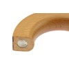 Olive-G Simple Stylish Wooden Rings Magnetic Curtain Tassels Curtain Rings