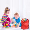 FEPITO 2 Pack Drawstring Backpack Bags Sack Cinch Bag String