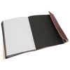 Gusti Mila Leather Photo Album, Handmade Paper, Brown Leather