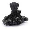 AOPRIE 30 Pack Bungee Balls 9Inches Black Ball Bungee Heavy
