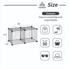 Allgonicer Wall-mount Floor-stand interlock 14" Wire Cube Storage Rack Organizer