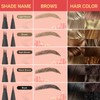 Microblading Eyebrow Pen - 2-in-1 Dual-Ended Eyebrow Pencil with Micro-Fork