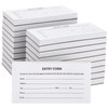 Juvale Raffle Ticket Sheets - Designated Field Entry Forms -