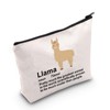 JNIAP Llama Lover Gift Llama Definition Cosmetic Bag Wildlife Farm