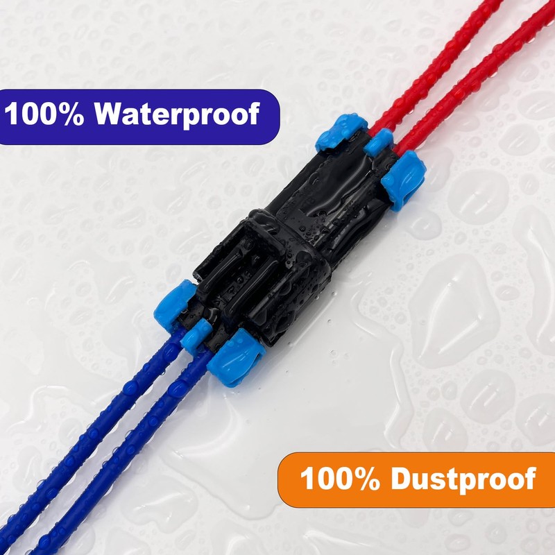 Twippo 14-12 AWG 2 Pin Connector Weather Pack Connectors Kit