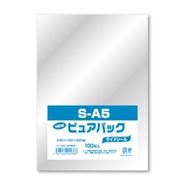 シモジマ(Shimojima)エスティシー 透明 袋 ピュアパック S A5 100枚入