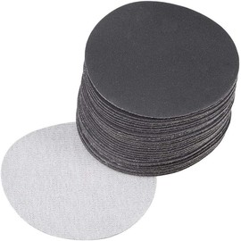 TA-VIGOR 30Pcs 75mm Wet and Dry Sanding Discs, 400 Grit 3 Inch Hook and Loop Sandpaper Electrostatic Sand Planting Silicon Carbide Sanding Discs