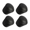 METALLIXITY Chair Leg Cap 16mm Inner Diameter 4pcs Round Rubber