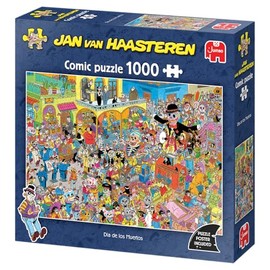 Jan Van Haasteren - JVH - Dia de Los Muertos - Puzzle for Adults - Funny - Cardboard 100% Recycled - 1000 Pieces Jumbo