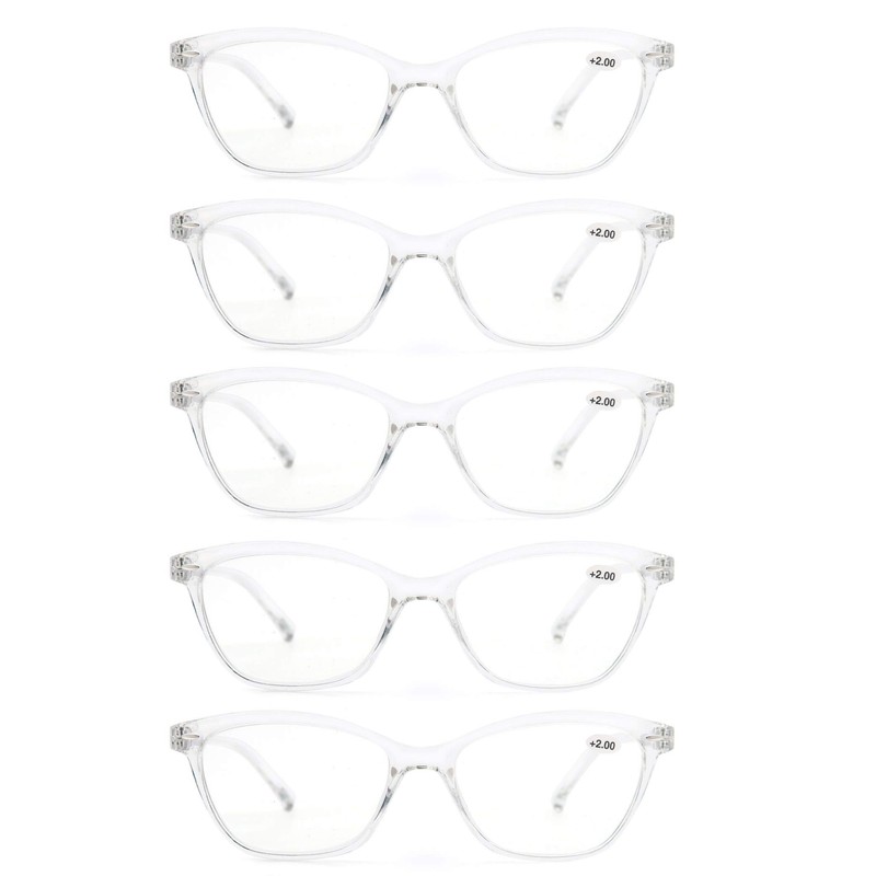 MODFANS Reading Glasses Women 4 Pack Ladies Readers Spring Hinge