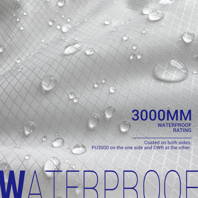emma kites Khaki Ripstop Nylon PU3000 Waterproof 1.9 oz 70D