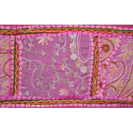 Indische, handgefertigt, Baumwolle, Patchwork Toran 100 x 40 Cm