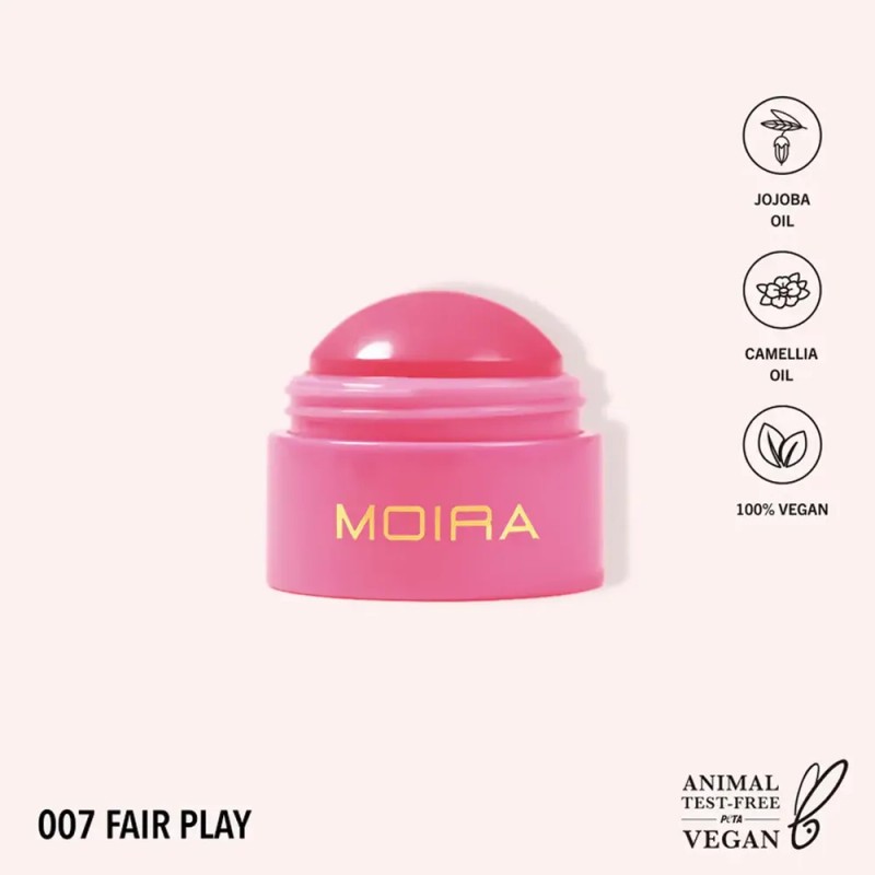 Rubor Moira Soft Blush Balm Tono Del Maquillaje 007 Fair