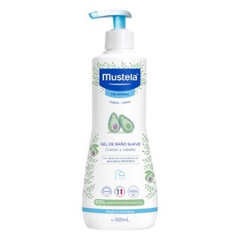 Mustela, Gel de Baño Corporal Suave, Bebés y Niños, 500 ml